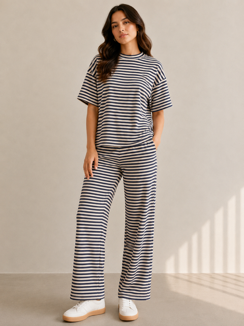 Striped Lounge Set