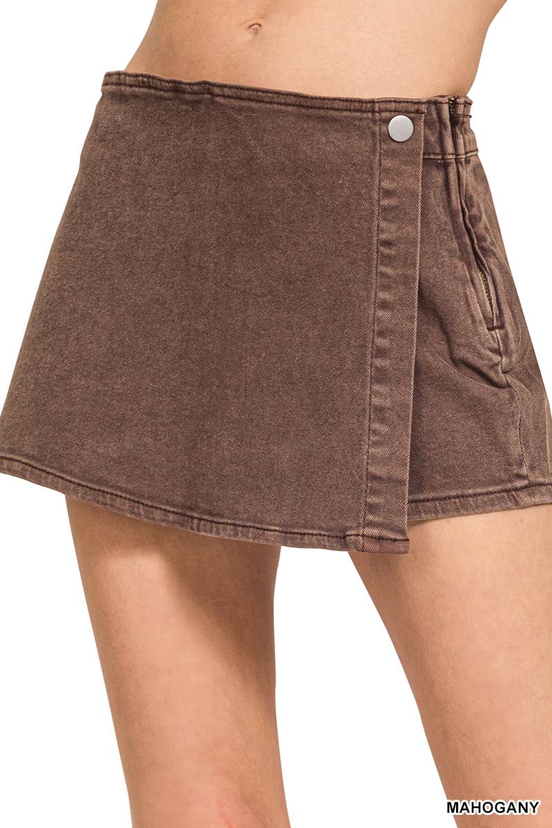 Olivia Washed Skort
