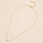 Classic Small Pearl Pendant Necklace | Timeless 18K Small Pearl Pendant Necklace