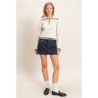 Cable Knit Collar Sweater