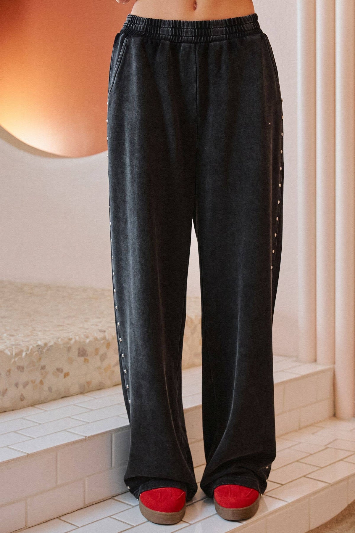 VINTAGE ACID WASHED SWEATPANTS