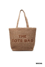 Straw Woven The Tote Bag - Zenana
