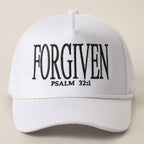 FORGIVEN PSALM 32-1 Embroidered Rope Trucker Hat