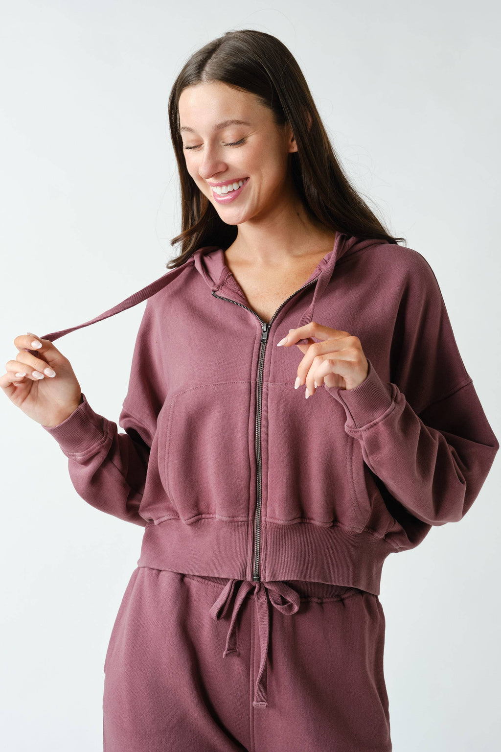 Urban Ease Mineral Wash Hoodie Jacket