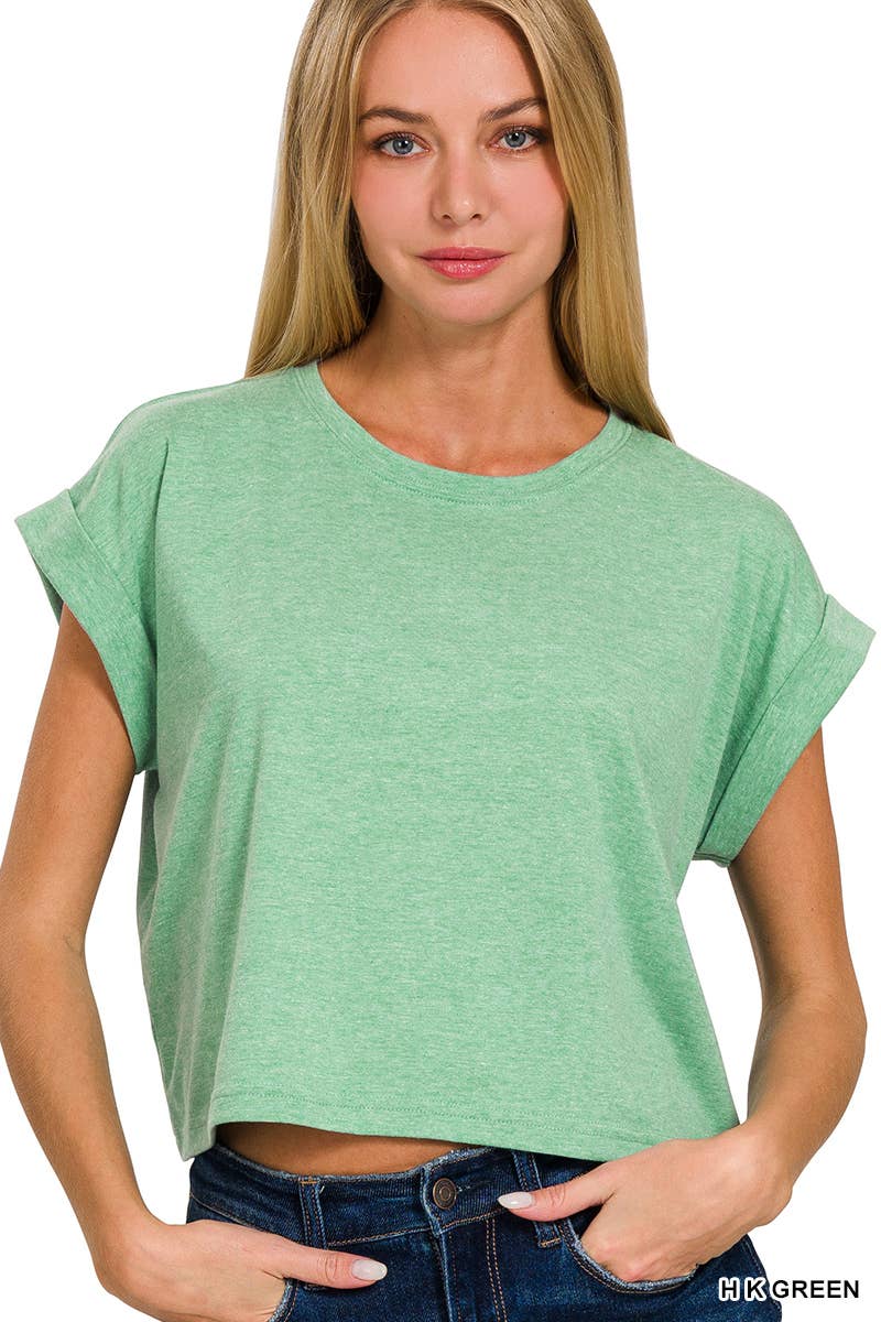 Cotton Short Sleeve Tee - Zenana