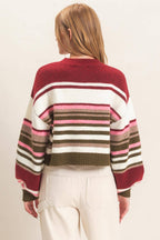 Striped Crew Neck Sweater