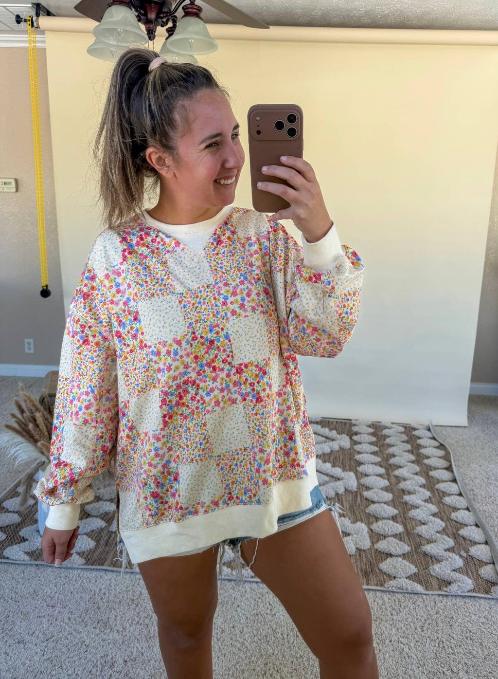 Meadow Bloom Patchwork Top by TopNotch