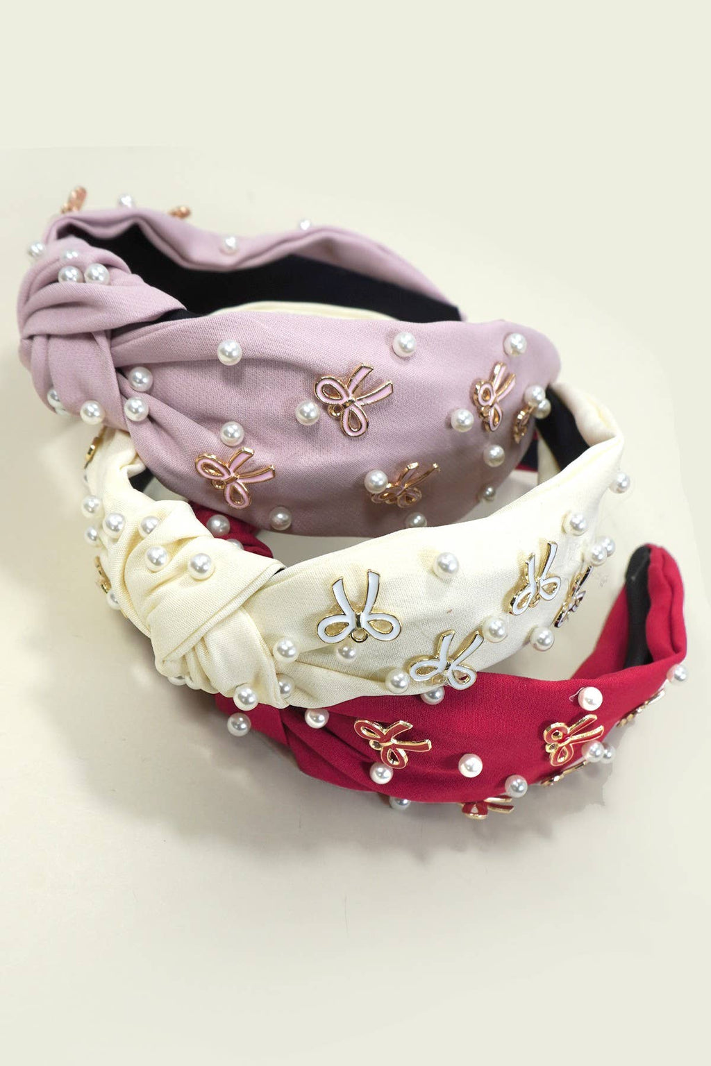 Classy Bow + Pearl Headband