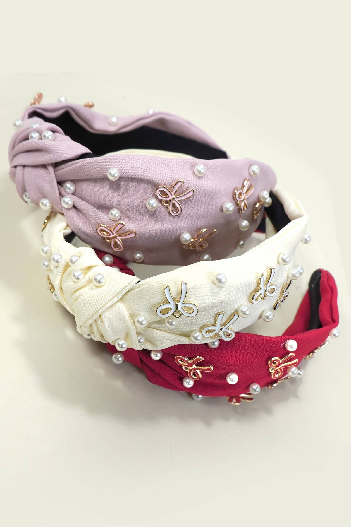 Classy Bow + Pearl Headband