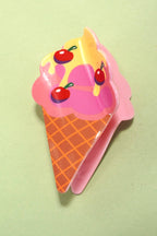 BUBBLE TEA BOBA ICE CREAM HAIR CLAW CLIPS | 40H829