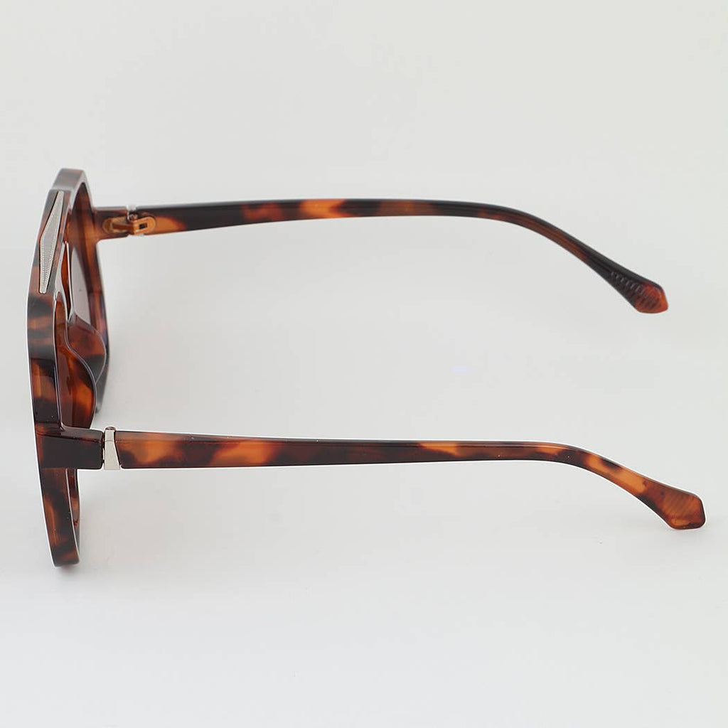 Modern Geometric Aviator Sunglasses