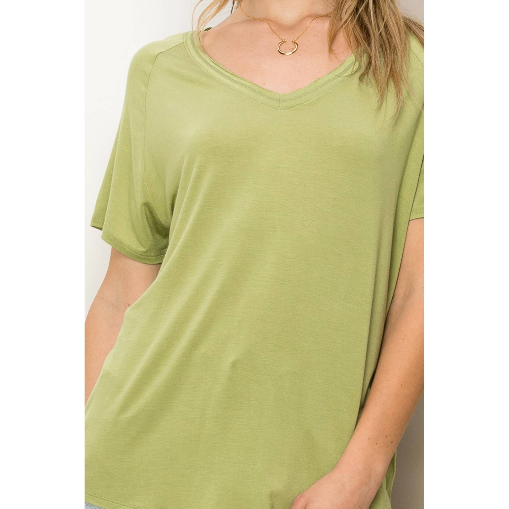 Oversized V-Neck Tee