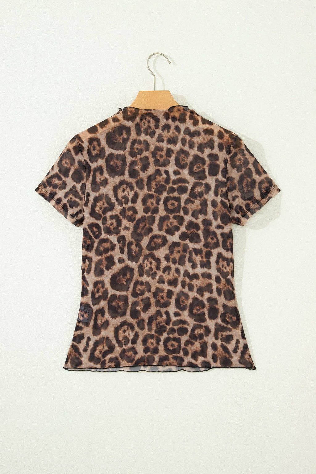 PRETTY BASH Western & Leopard Mesh Top