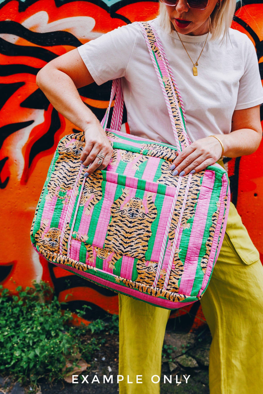 Local Royal Quilted Duffle Bag Weekender Bag