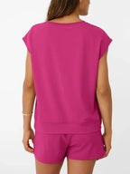 Casual Short Sleeve Top and Shorts Summer Set