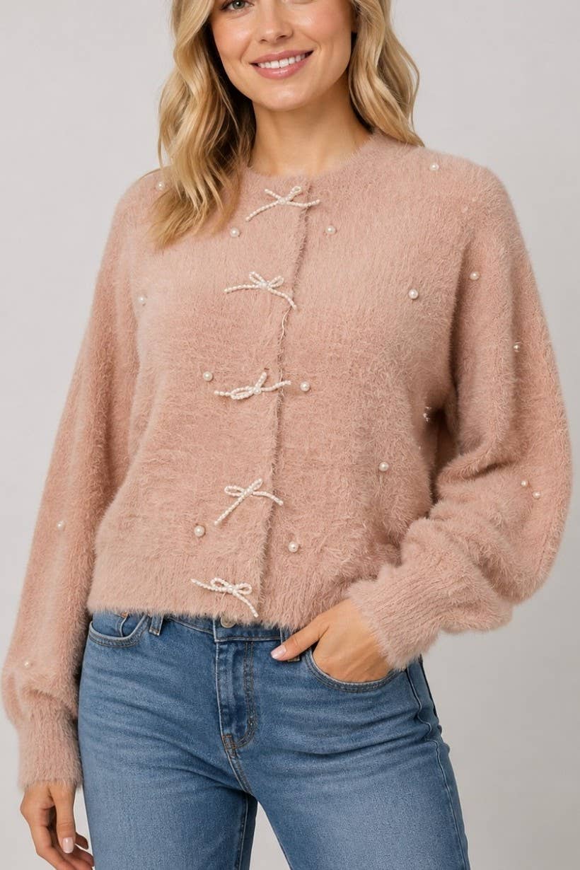 Pearls Cardigan