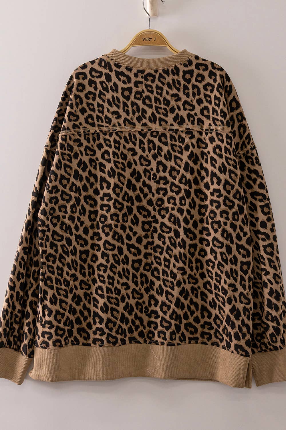 NT12770-Printed Crew Neck Sweatshirt