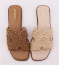 Braided Band Flat Sandals