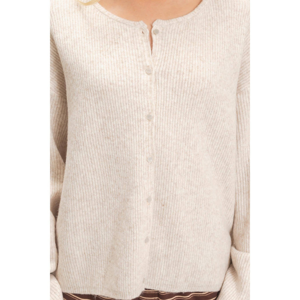 Ribbed Cardigan