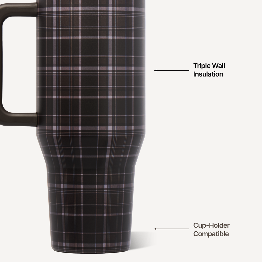 Flannel HydroJug 40 oz Traveler Tumbler