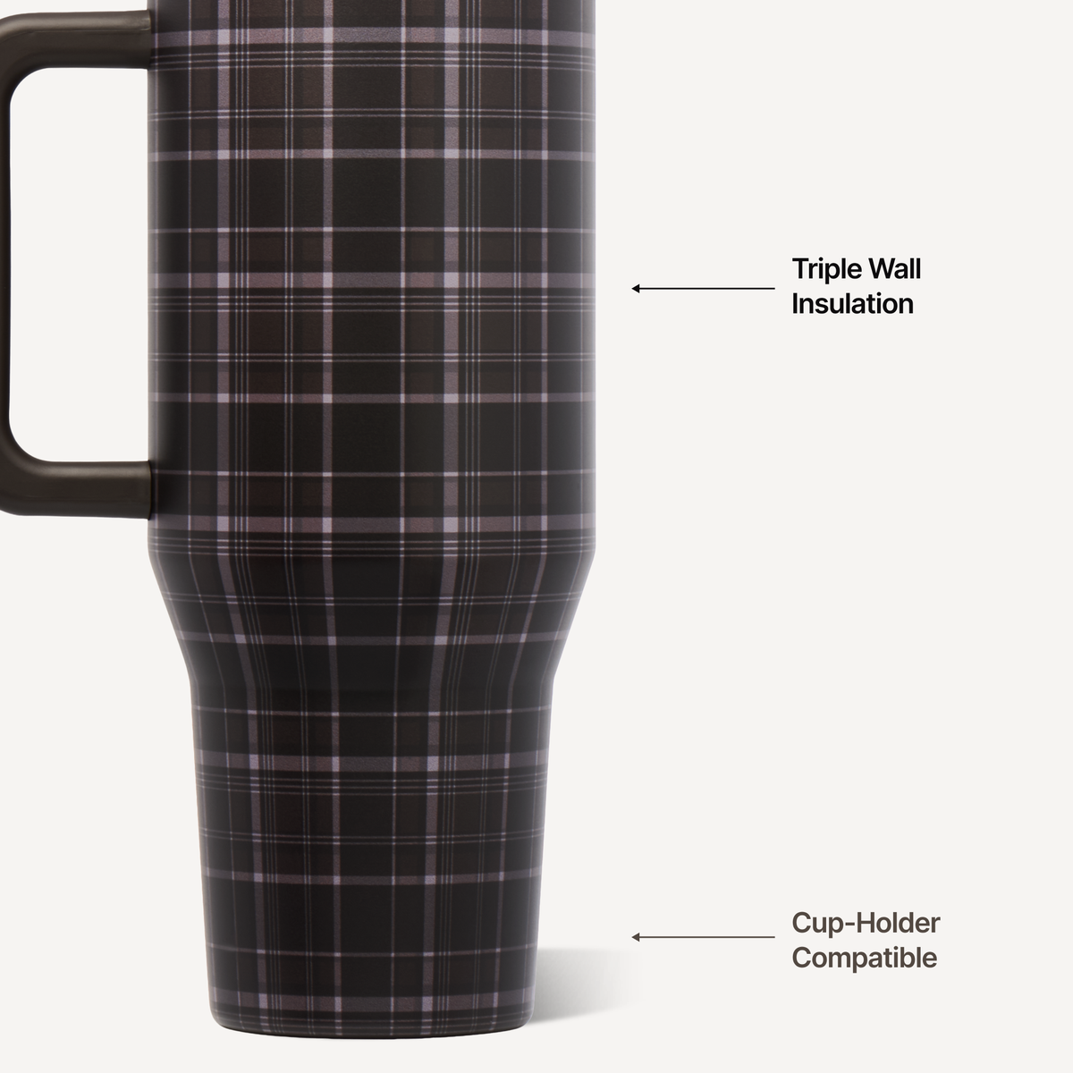 Flannel HydroJug 40 oz Traveler Tumbler