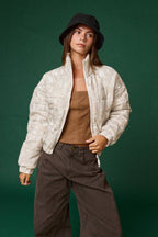 PJ16891-3 - CAMO QUILTED PUFFER JACKET