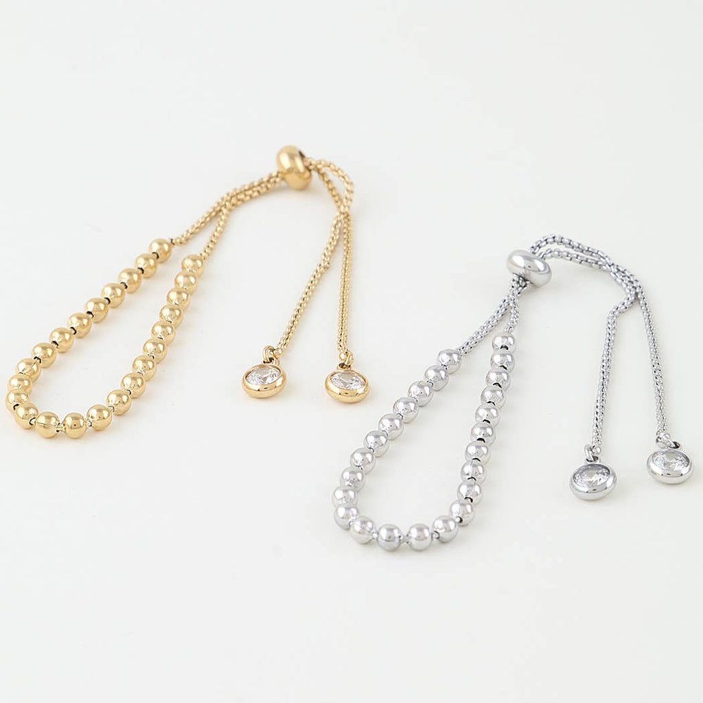 Classic Beaded Toggle Bracelet