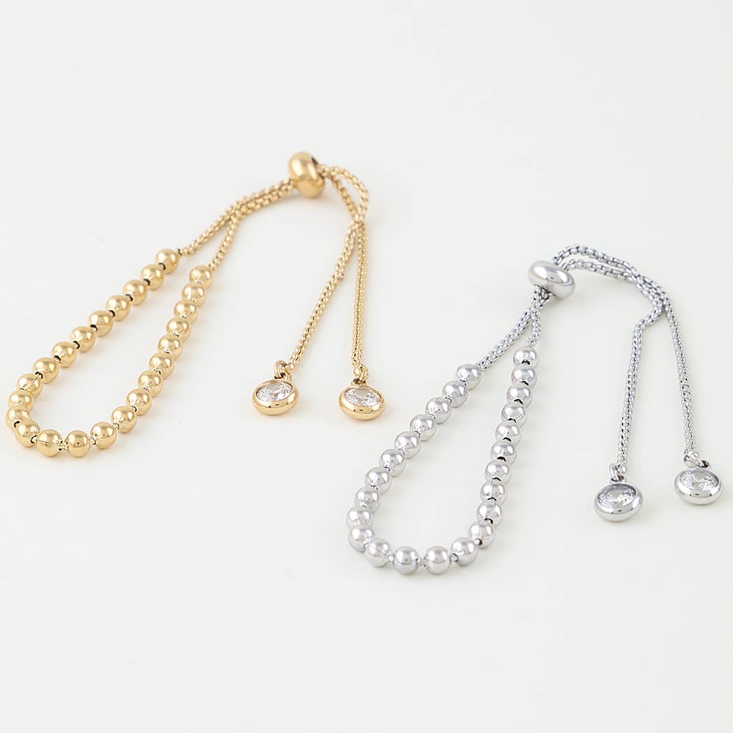 Classic Beaded Toggle Bracelet