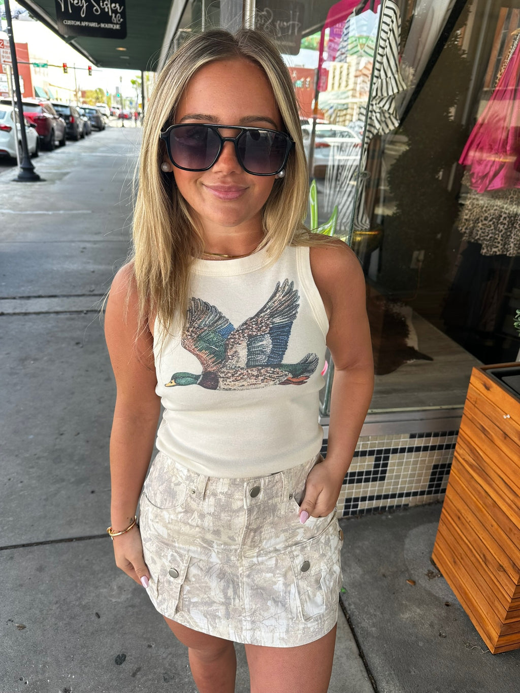 Bedazzled Duck Tank