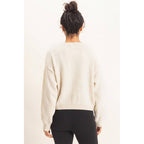 Chenille Crew Neck Sweater