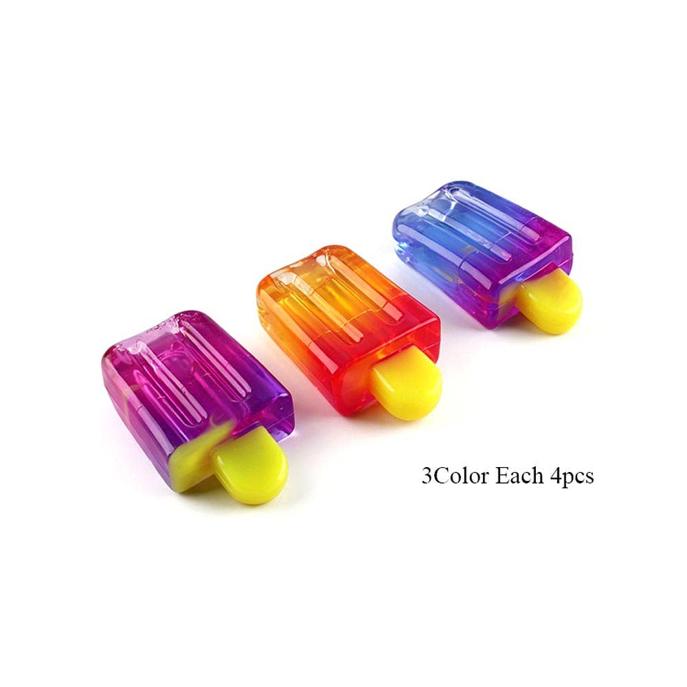 12PCS - Popsicle Squeeze Squishy Stress Relief Toy