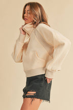 950CK Dove Funnel Neck Half Zip 6
