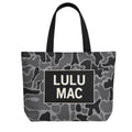 Lulu Mac Canvas Tote LM-BG-1002-Black Camo