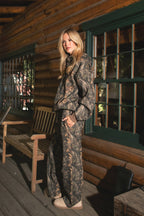 Dark Woodland Camo Lounge Fleece Sweatpants