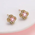 Clover Halo Stud Earrings | 40E520