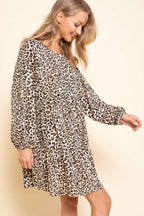 Leopard Babydoll Dress