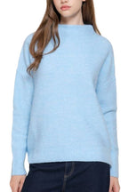 Long Sleeve Funnel Neck Sweater