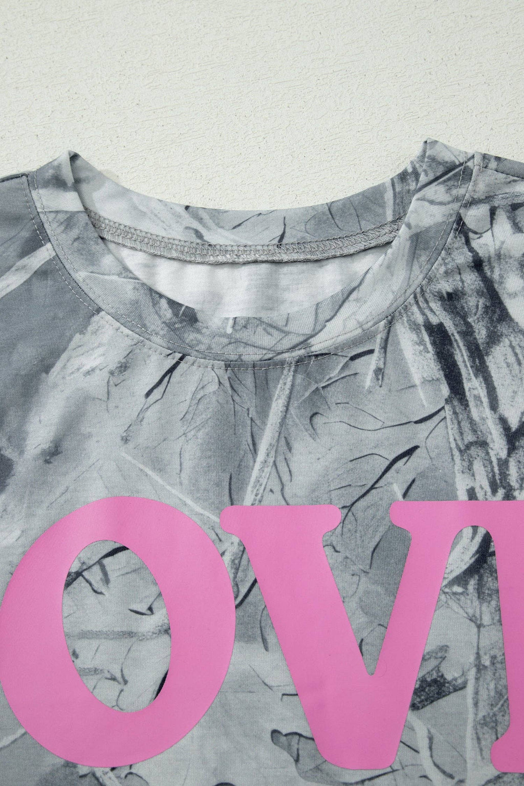 PRETTY BASH Love Like Jesus Camo Woodland Tee
