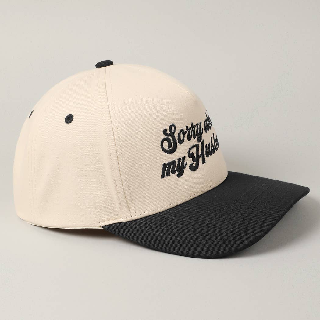 Sorry About My Husband Cap