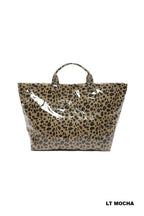 Leopard Print Pvc The Tote Bag