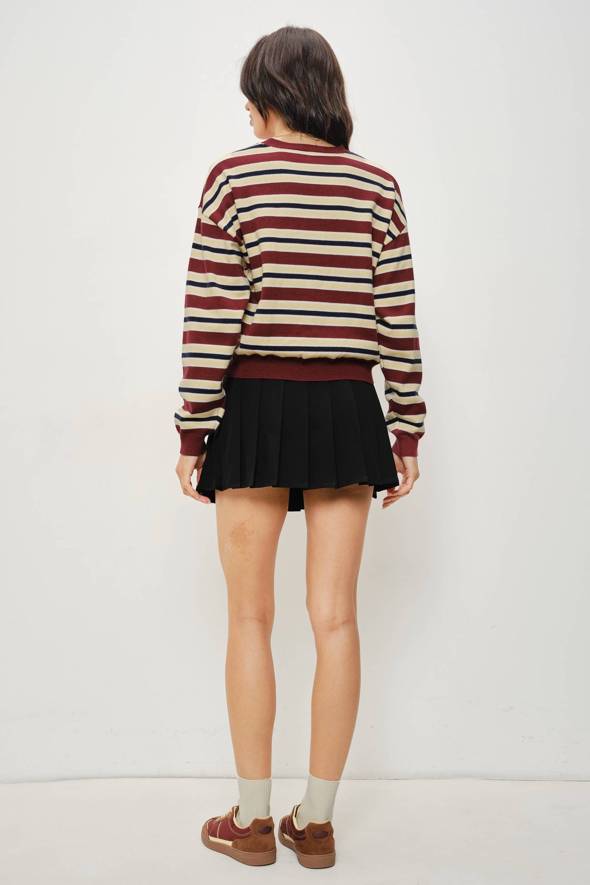 POSY STRIPED SWEATER