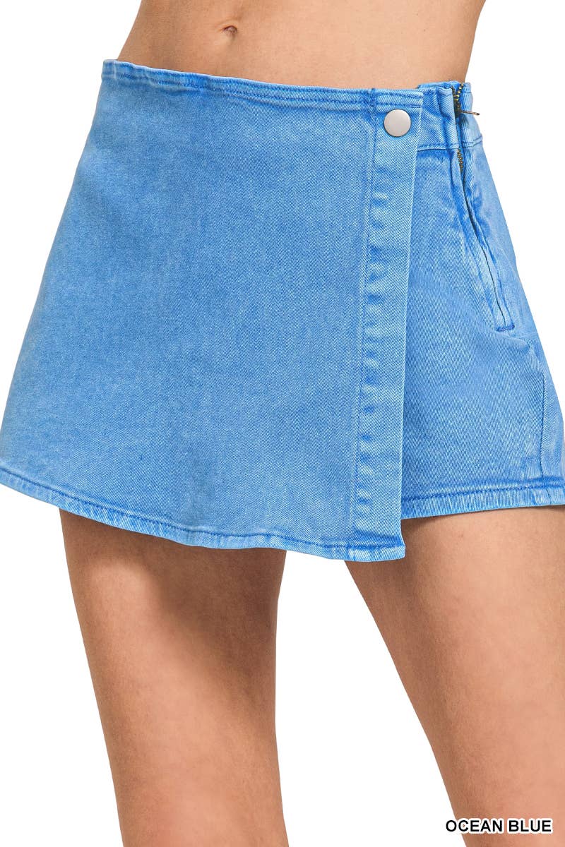 Olivia Washed Skort