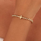 CROSS BALL CHAIN BRACELET | 40B5239