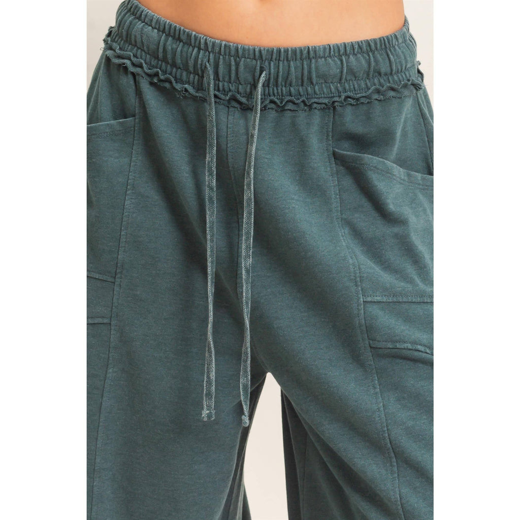 Mineral Washed Barrel Sweatpants
