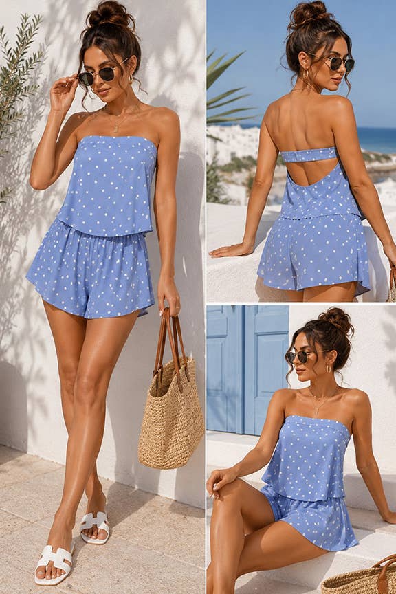 Polka Dot Lounge Shorts