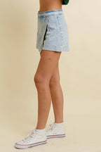 Concert Denim Wrap Skort