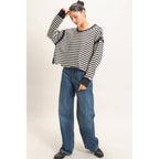 Striped Long Sleeve Top