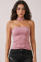 JU30012 - CHOKER NECK TUBE TOP