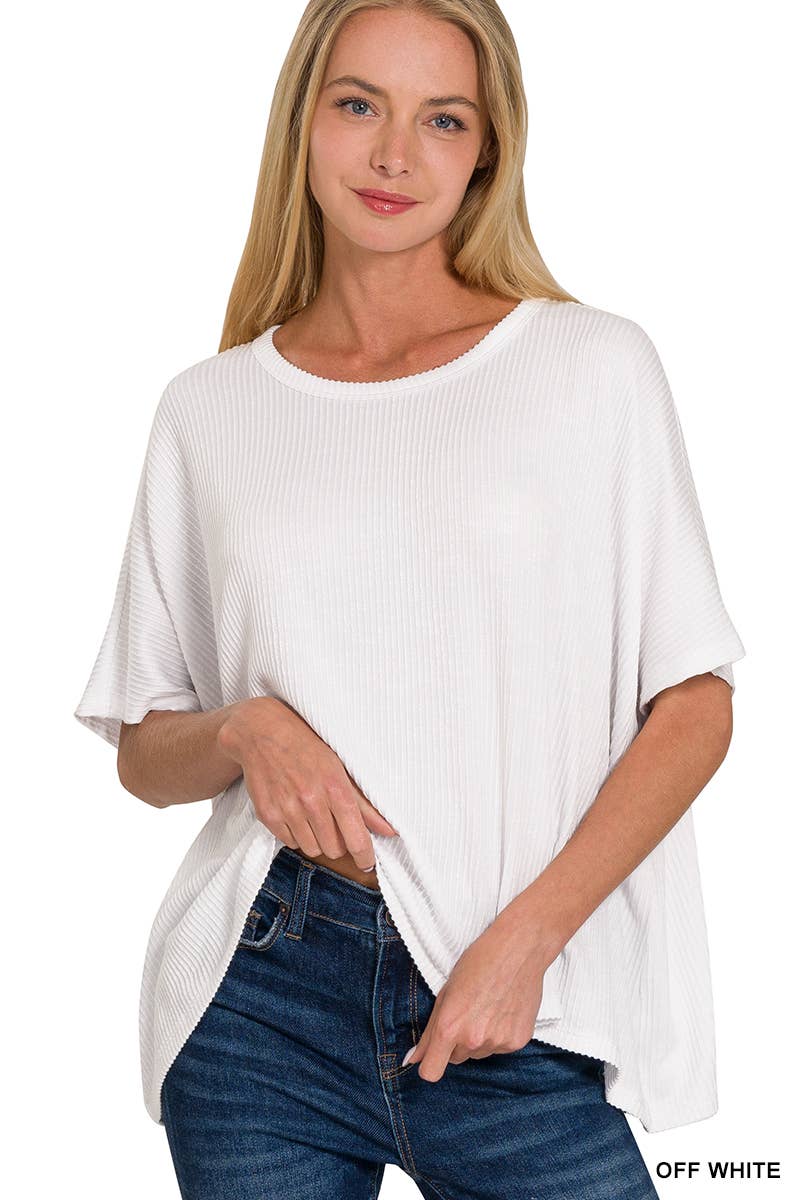 Corded Oversized Top