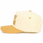 C.C WHISKEY WEATHER Embroidered Letter Two Tone Trucker Hat
